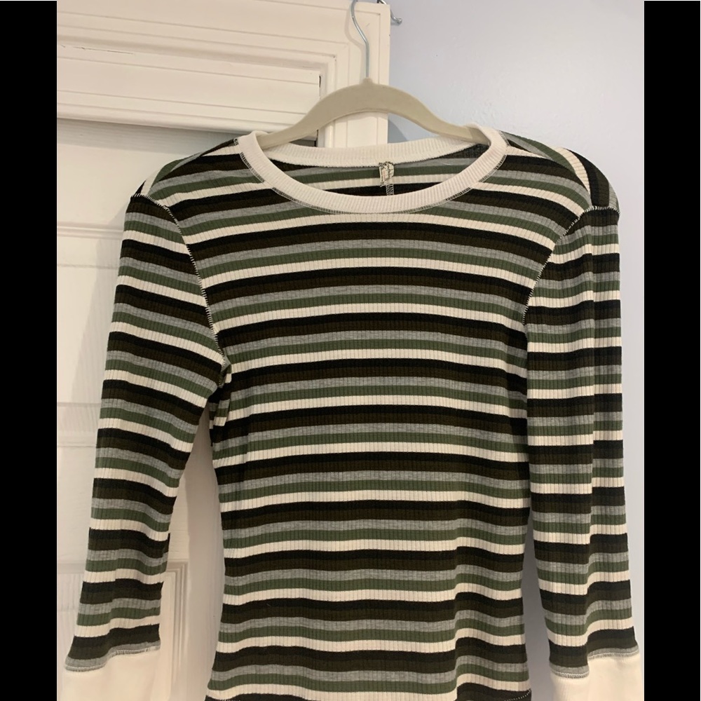 Free People striped shirt